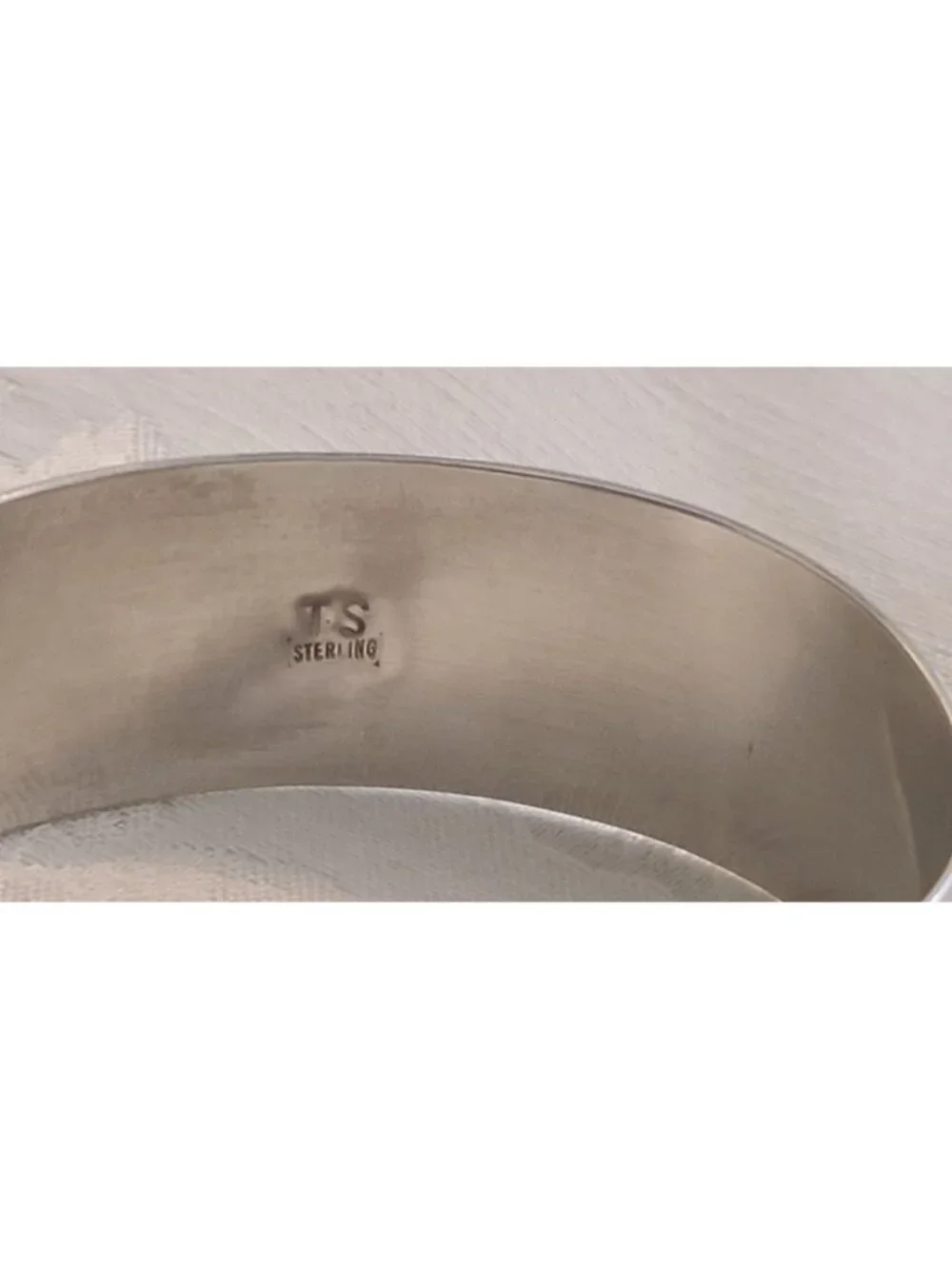 Vintage Navajo Tommy Singer TS Sterling Silver Cuff Bracelet 23g